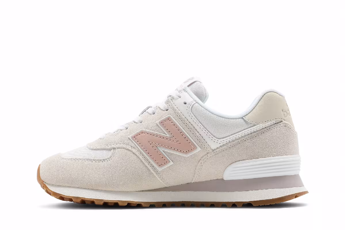 New Balance Women's 574 Tencel - Sea Salt Rose Water, view 4