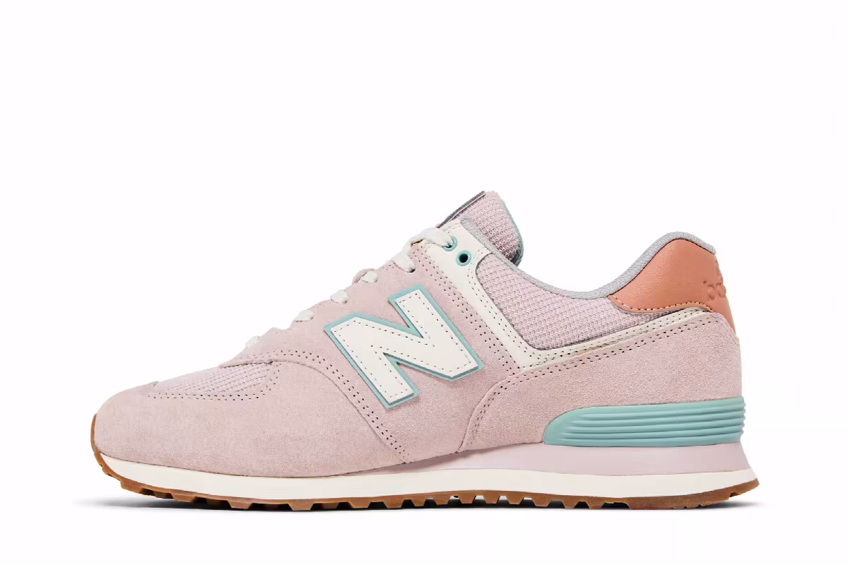 New Balance Women's 574 Beach Cruiser - Space Pink, view 4