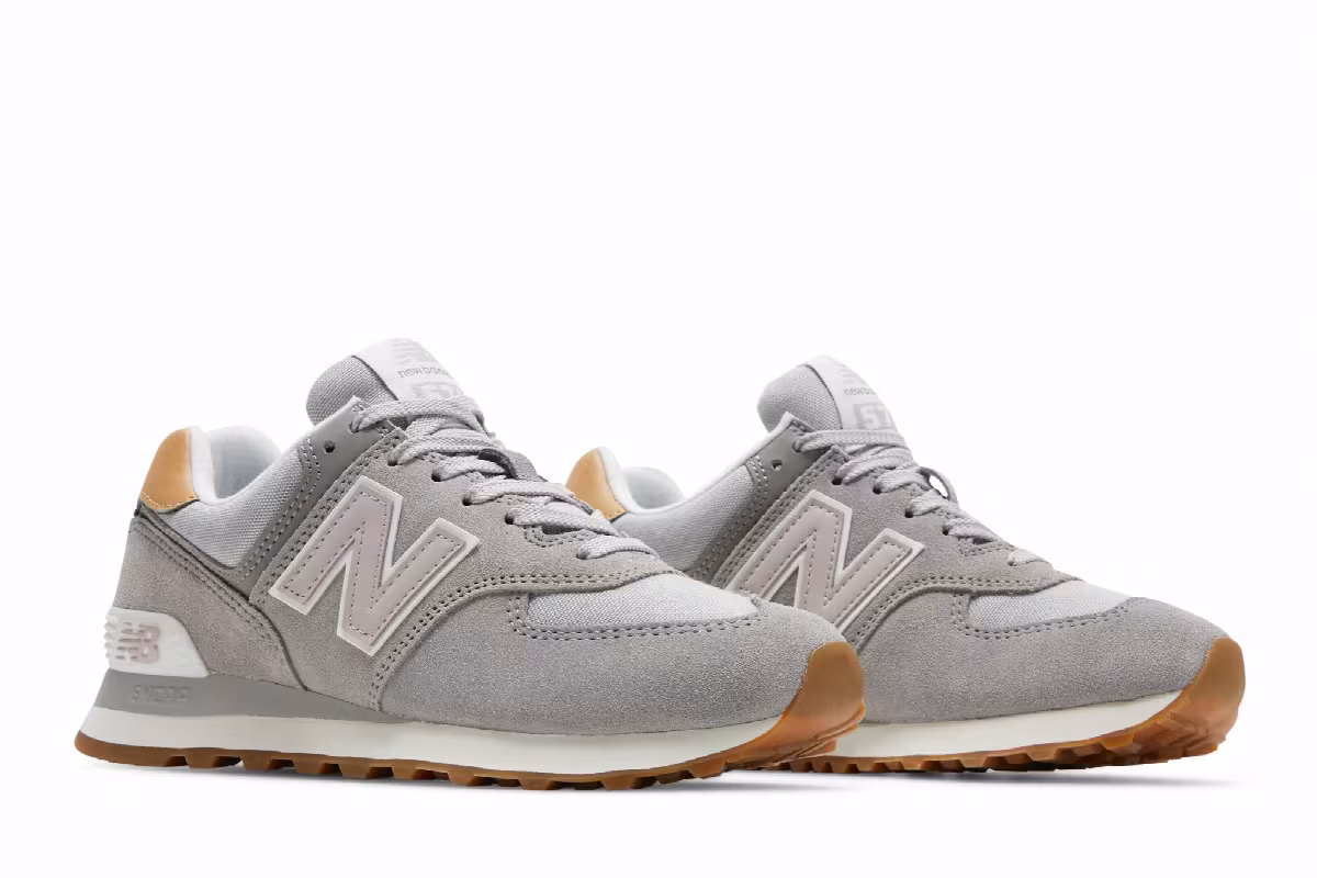 New Balance Women's 574 Tencel - Steel Rose Water, view 9