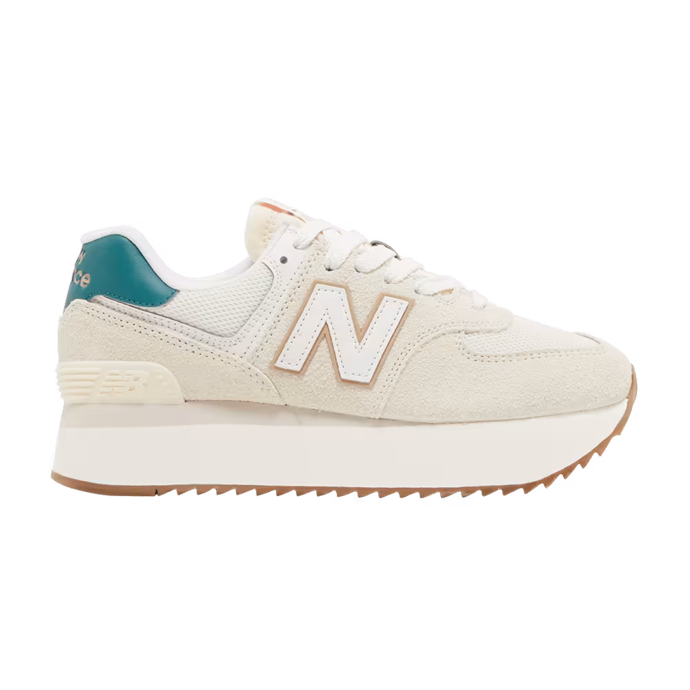 New Balance Women's 574+ Turtledove Vintage Teal