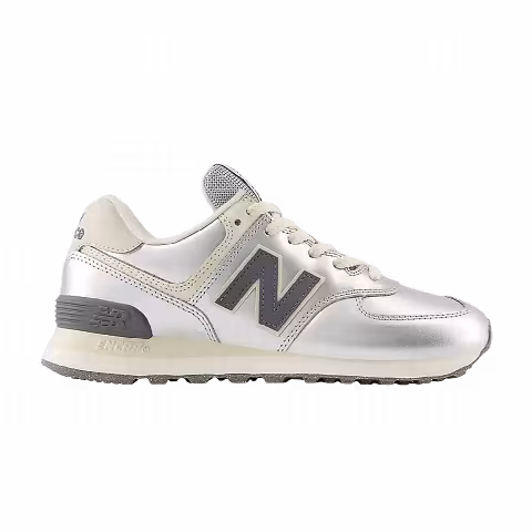 New Balance Wmns 574 'Metallic Silver Artic Grey'