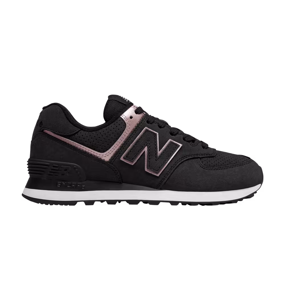New Balance Women's 574 Black Rose