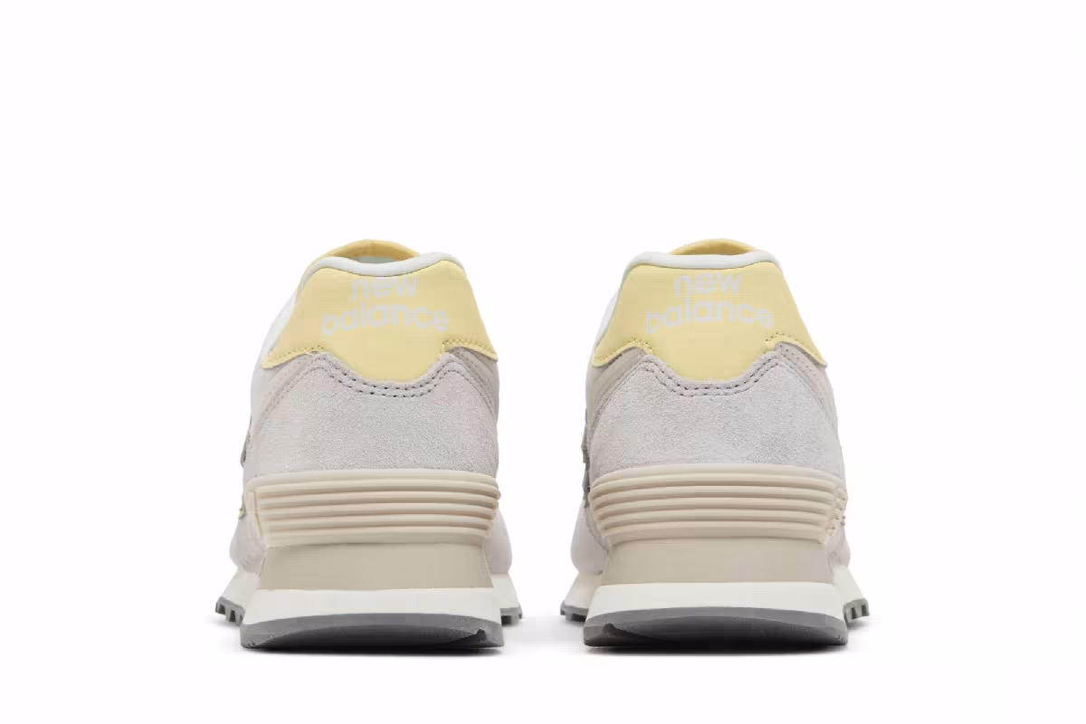 New Balance Women's 574 Grey Matter Maize, view 7