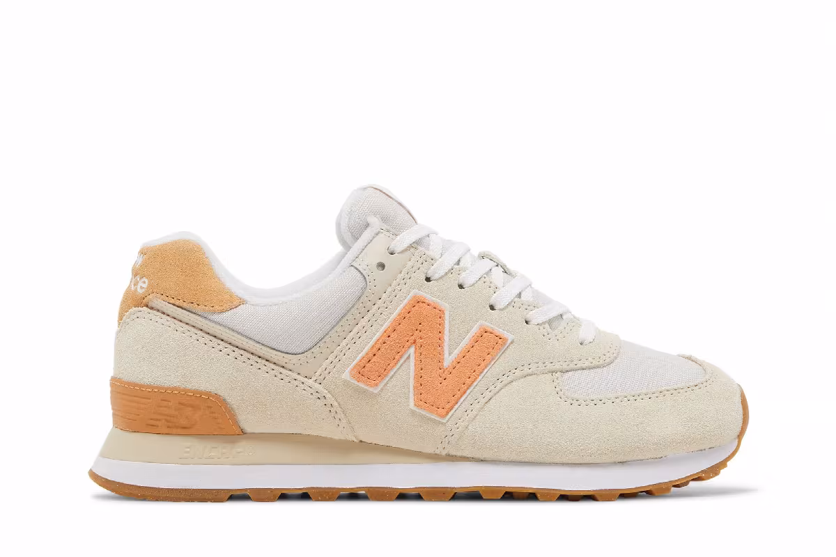 New Balance Women's 574 Calm Taupe, view 2