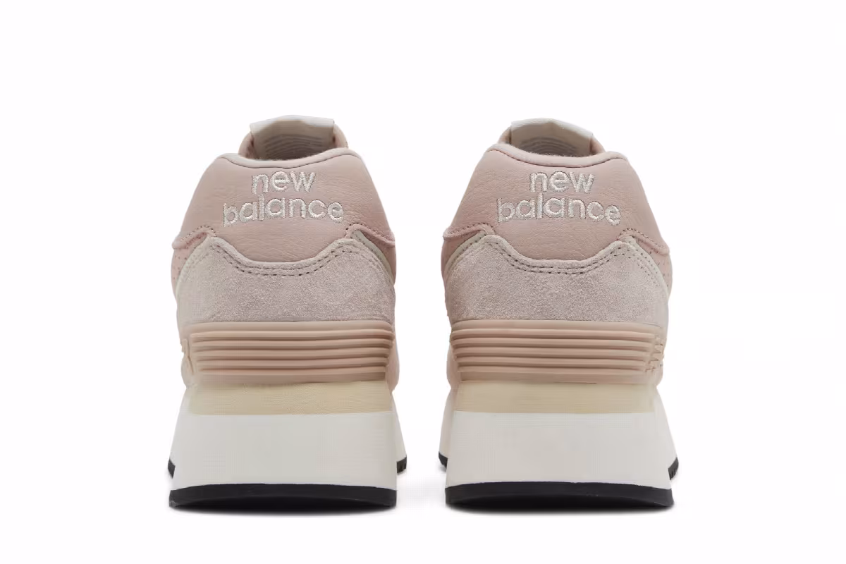 New Balance Women's 574+ Pink, view 7