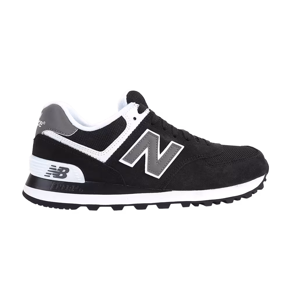 New Balance Women's 574 Black Grey White