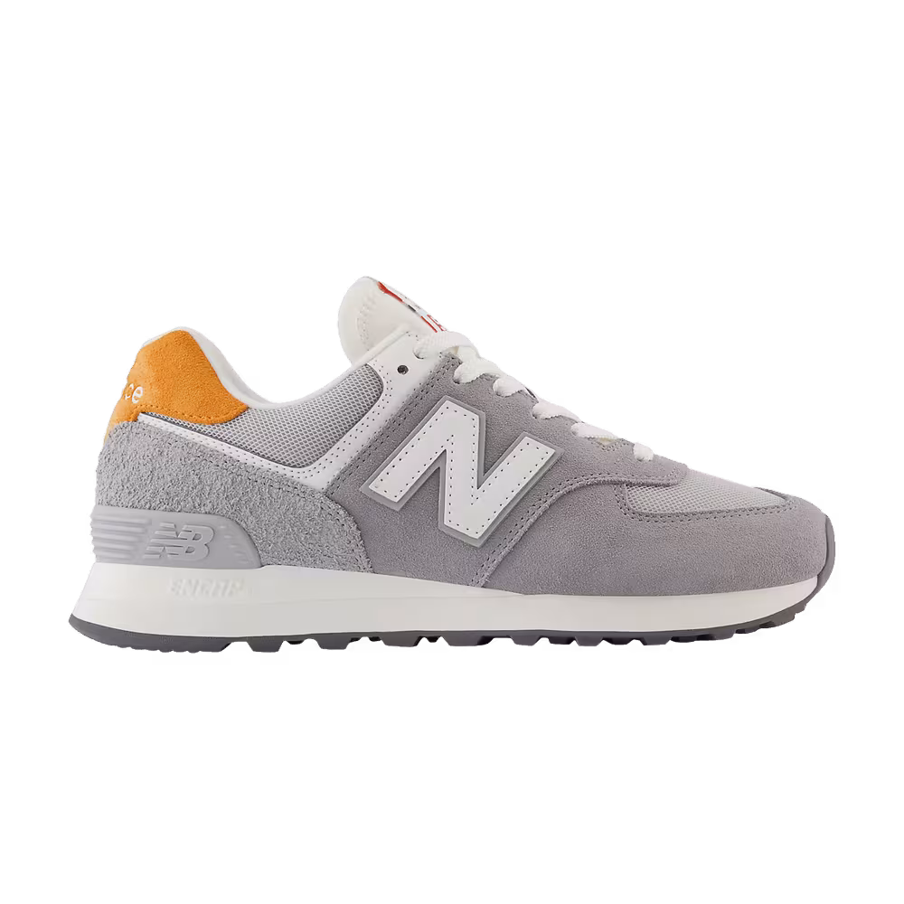 New Balance Women's 574 Slate Grey Sun Glow