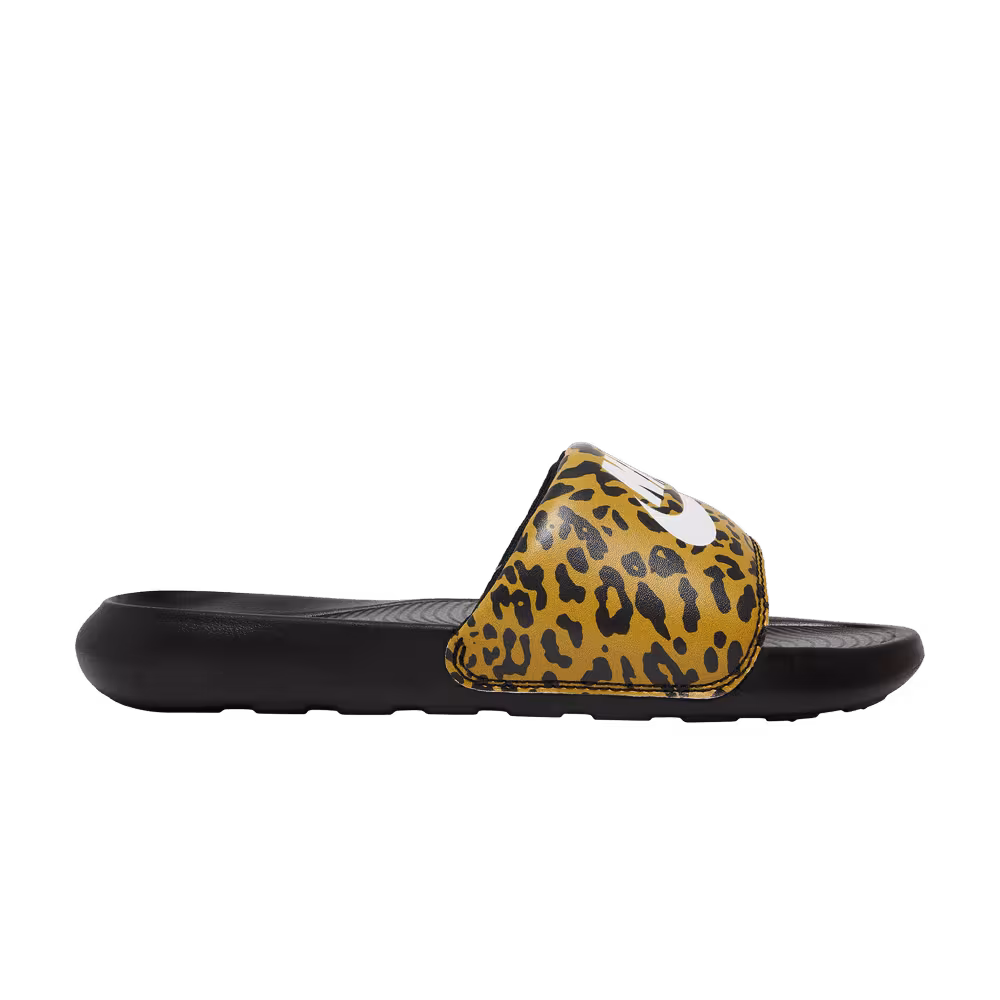 Nike Women's Victori One Printed Slide Cheetah Print