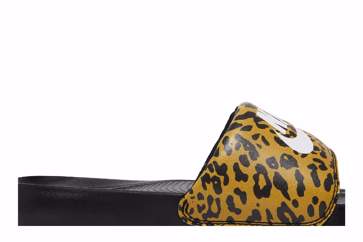 Nike Women's Victori One Printed Slide Cheetah Print, view 3