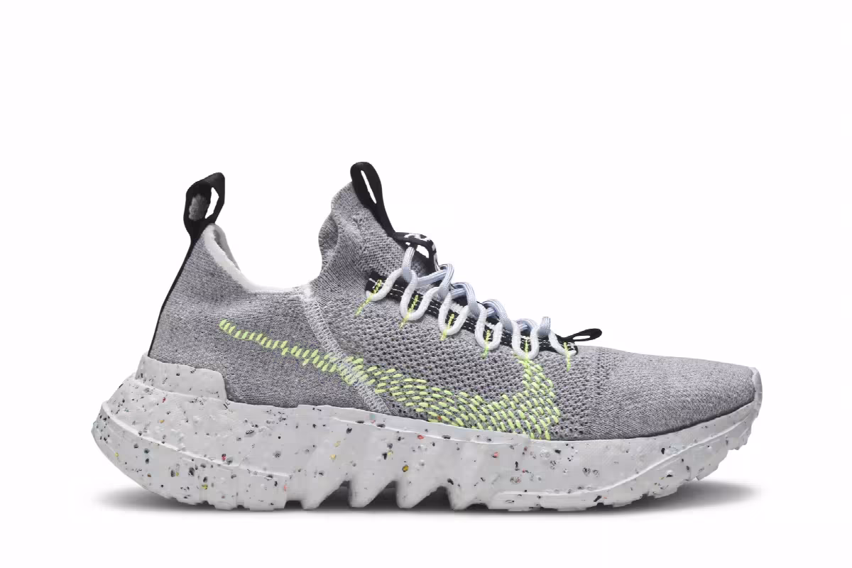 Nike Space Hippie 01 Grey Volt, view 2