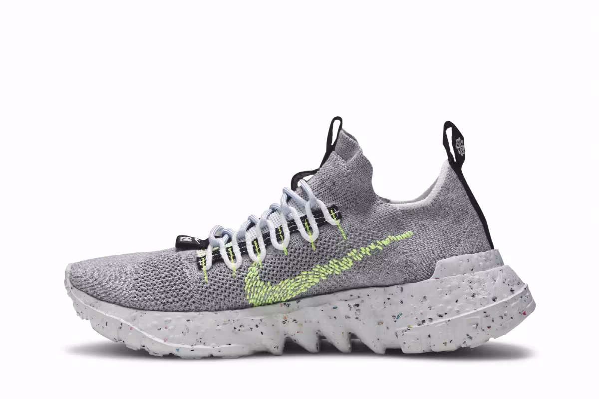 Nike Space Hippie 01 Grey Volt, view 4