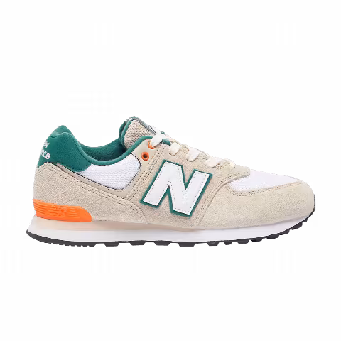 New Balance 574 Big Kid 'White Green'