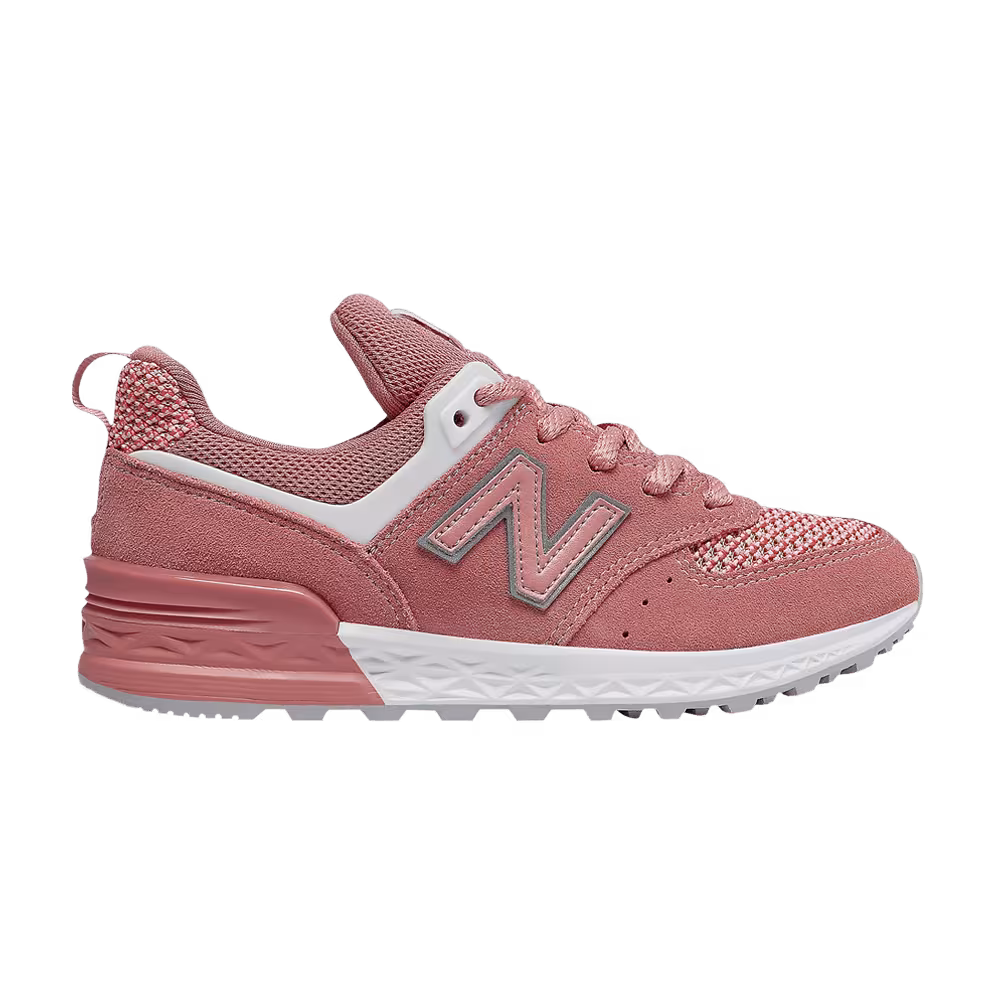 New Balance 574 Kids Dusted Peach White