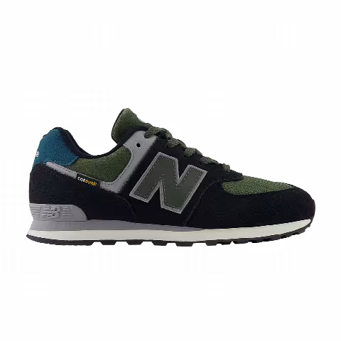 New Balance 574 Big Kid 'Black Olive'