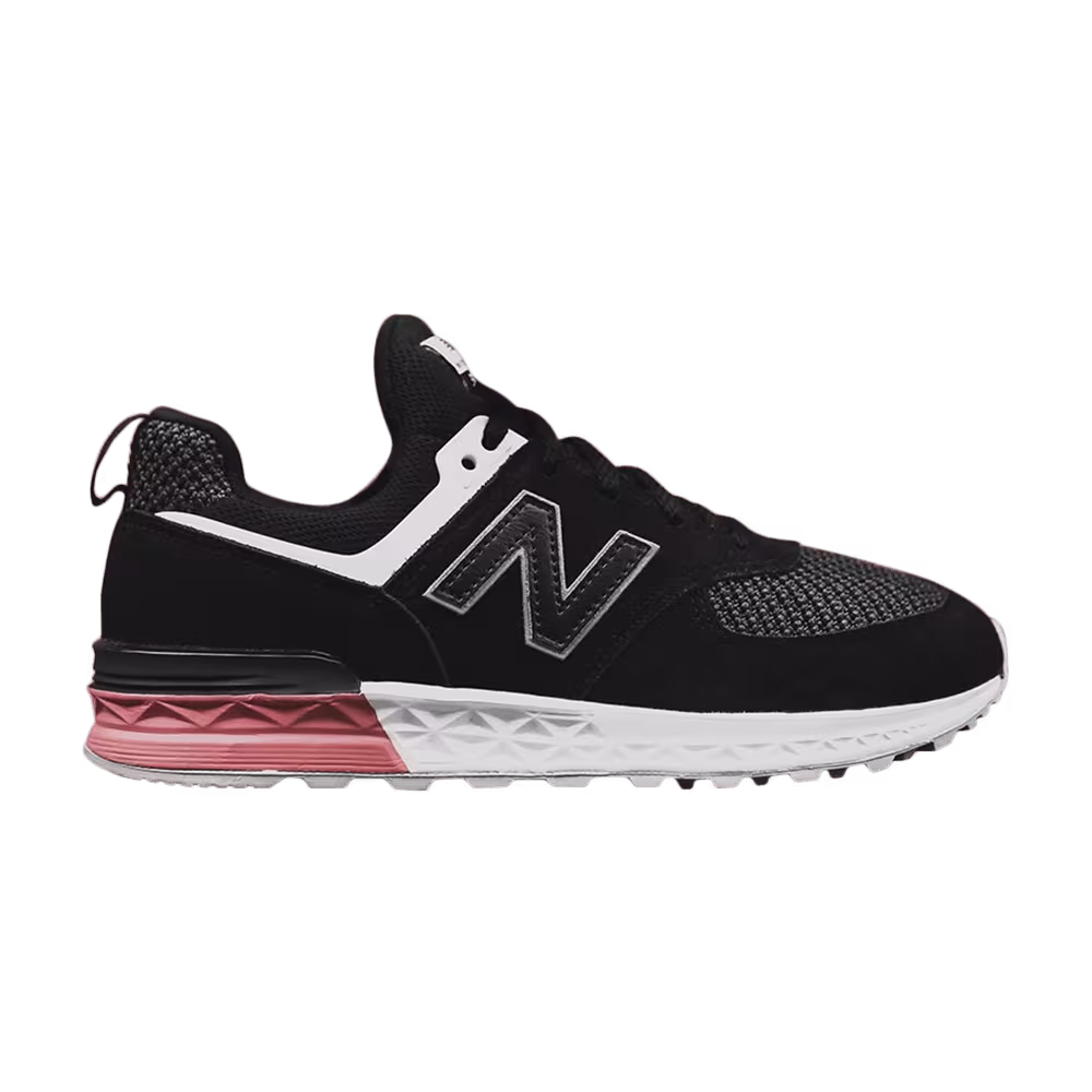 New Balance 574 Kids Black Dusted Peach