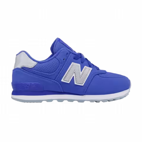 New Balance 574 Luxe Kids 'Fluorescent Blue'