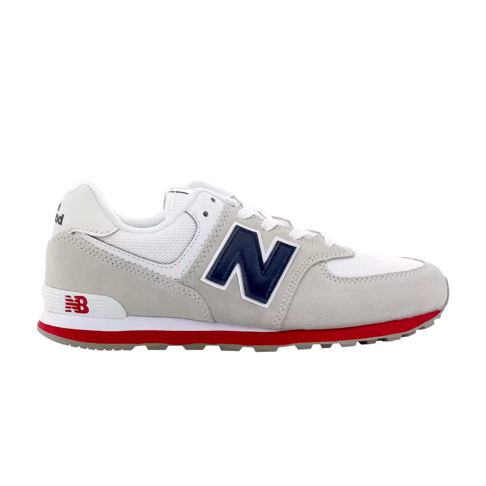 New Balance 574 Kids Beige Navy