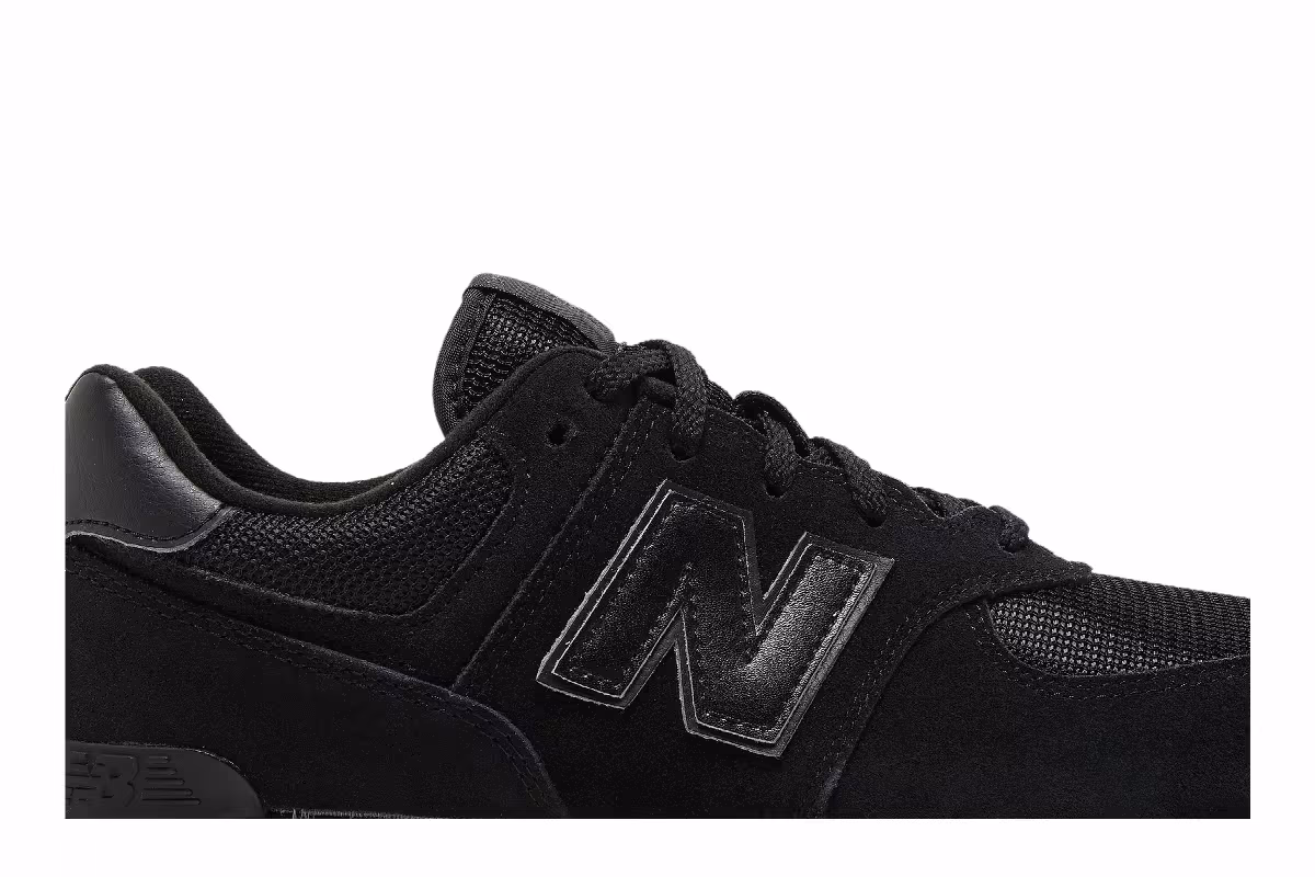 New Balance 574 Kids Black, view 3