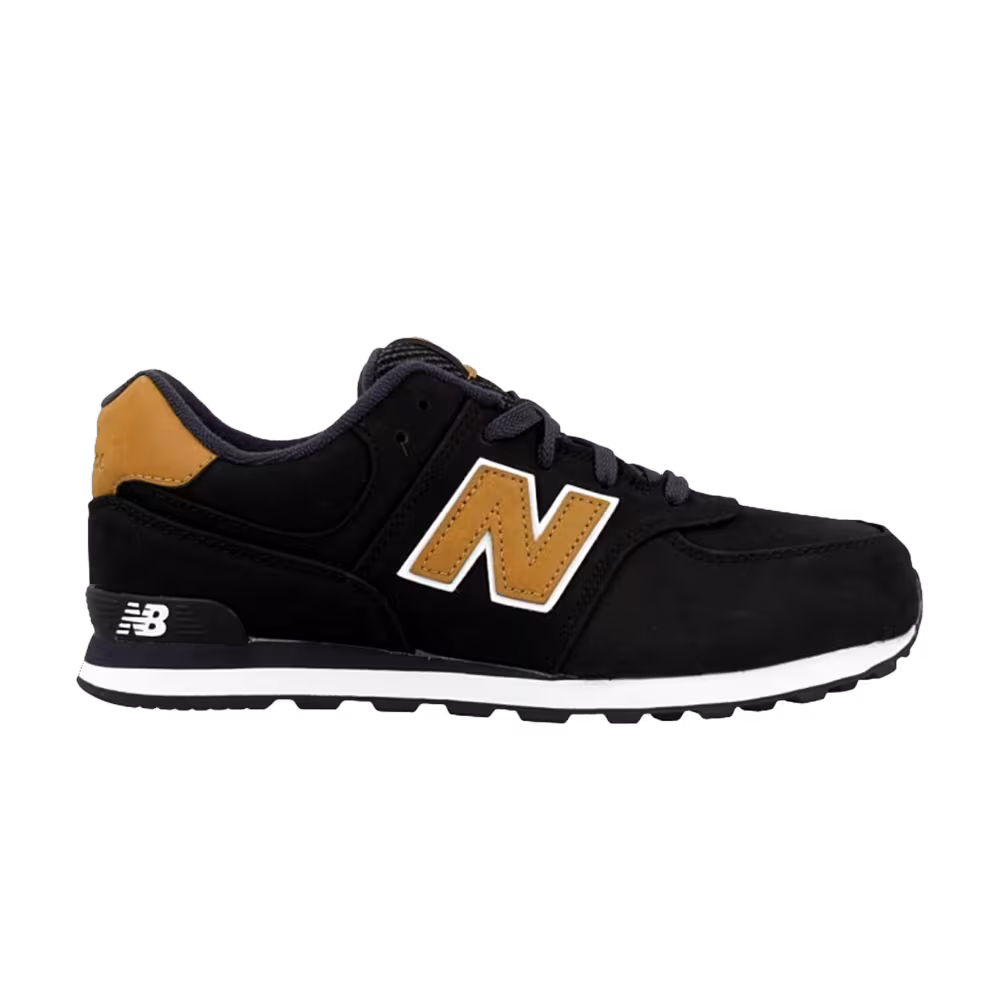 New Balance 574 Lux Junior Black Tan