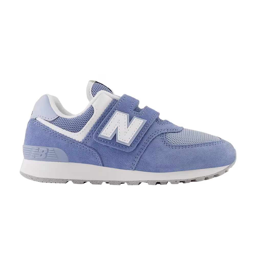 New Balance 574 Hook & Loop Little Kid Mercury Blue