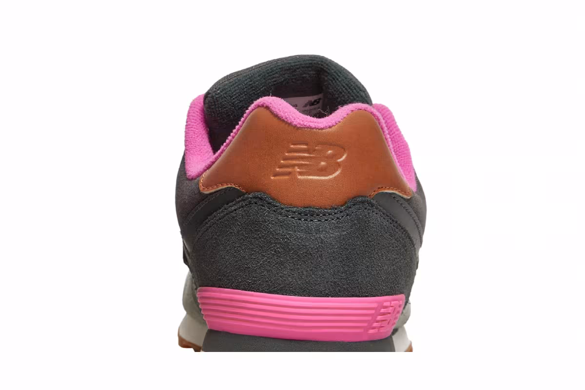 New Balance 574 Big Kid Collegiate Pack - Light Grey Pink, view 8
