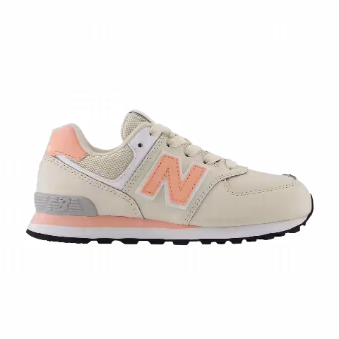 New Balance 574 Lace Little Kid 'Linen Pink Lemonade'
