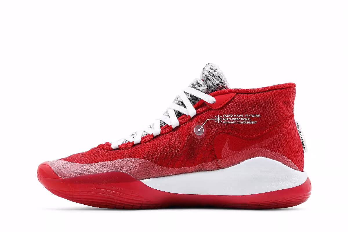 Nike KD 12 TB University Red, view 4