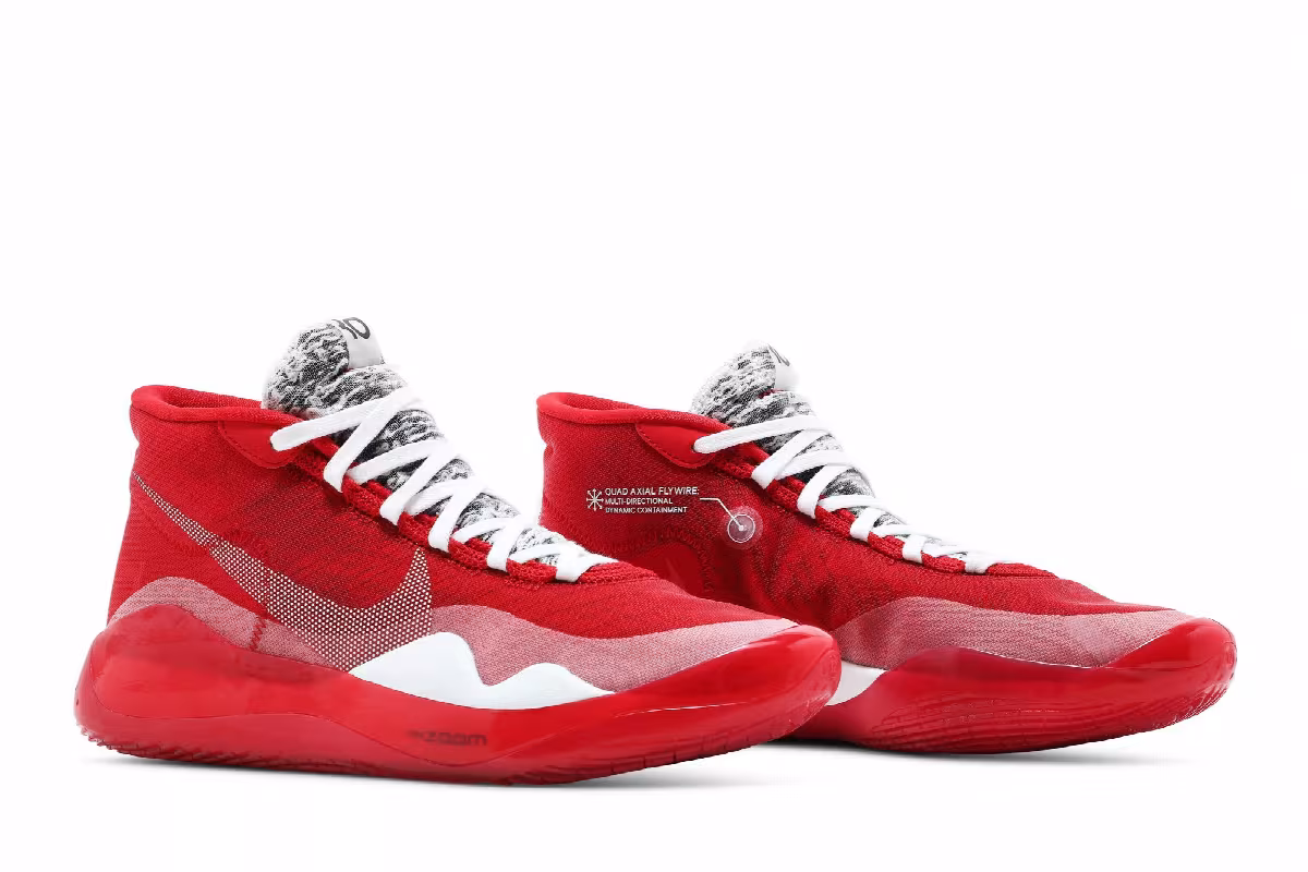 Nike KD 12 TB University Red, view 9