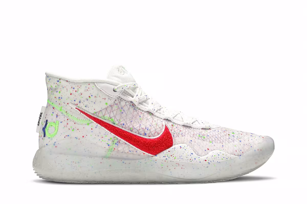 Enspire x Nike KD 12 White, view 2