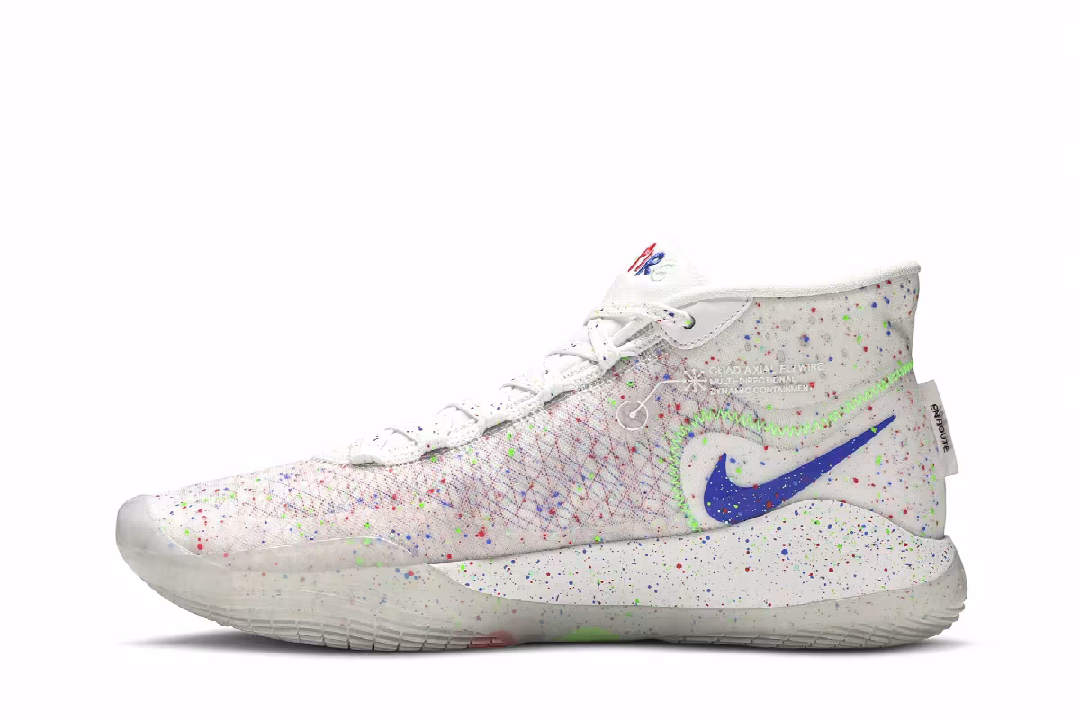 Enspire x Nike KD 12 White, view 4