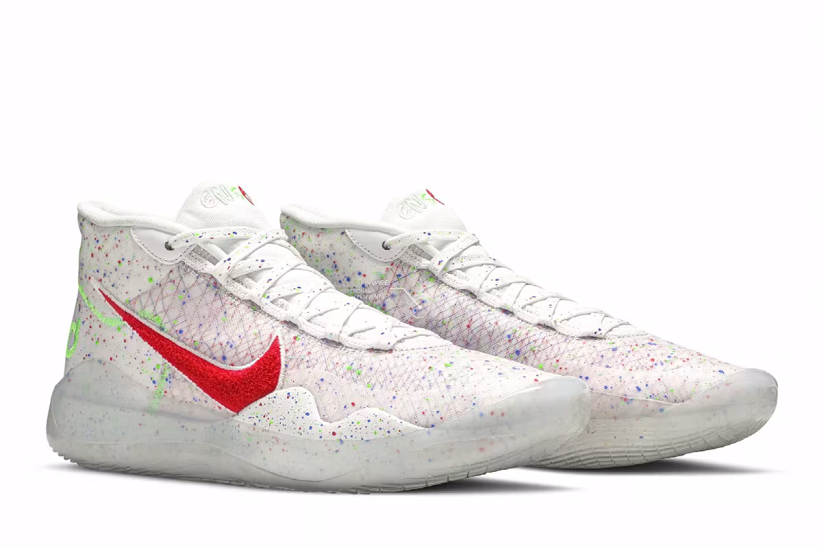 Enspire x Nike KD 12 White, view 9