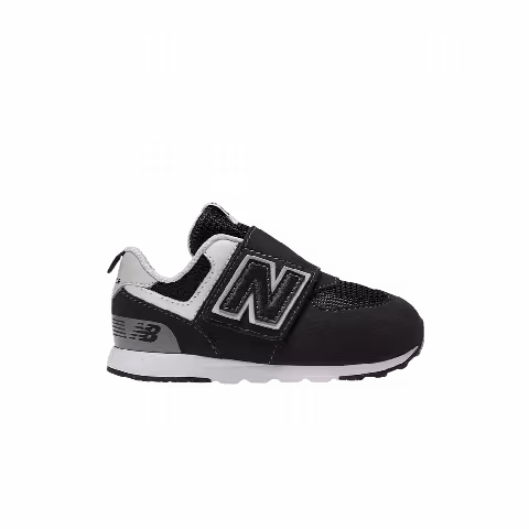 New Balance 574 Toddler 'Black Silver Metallic'