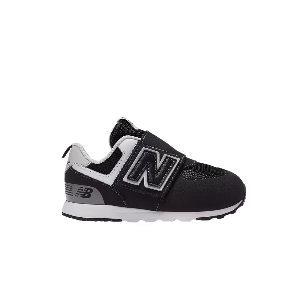 New Balance 574 Toddler Black Silver Metallic