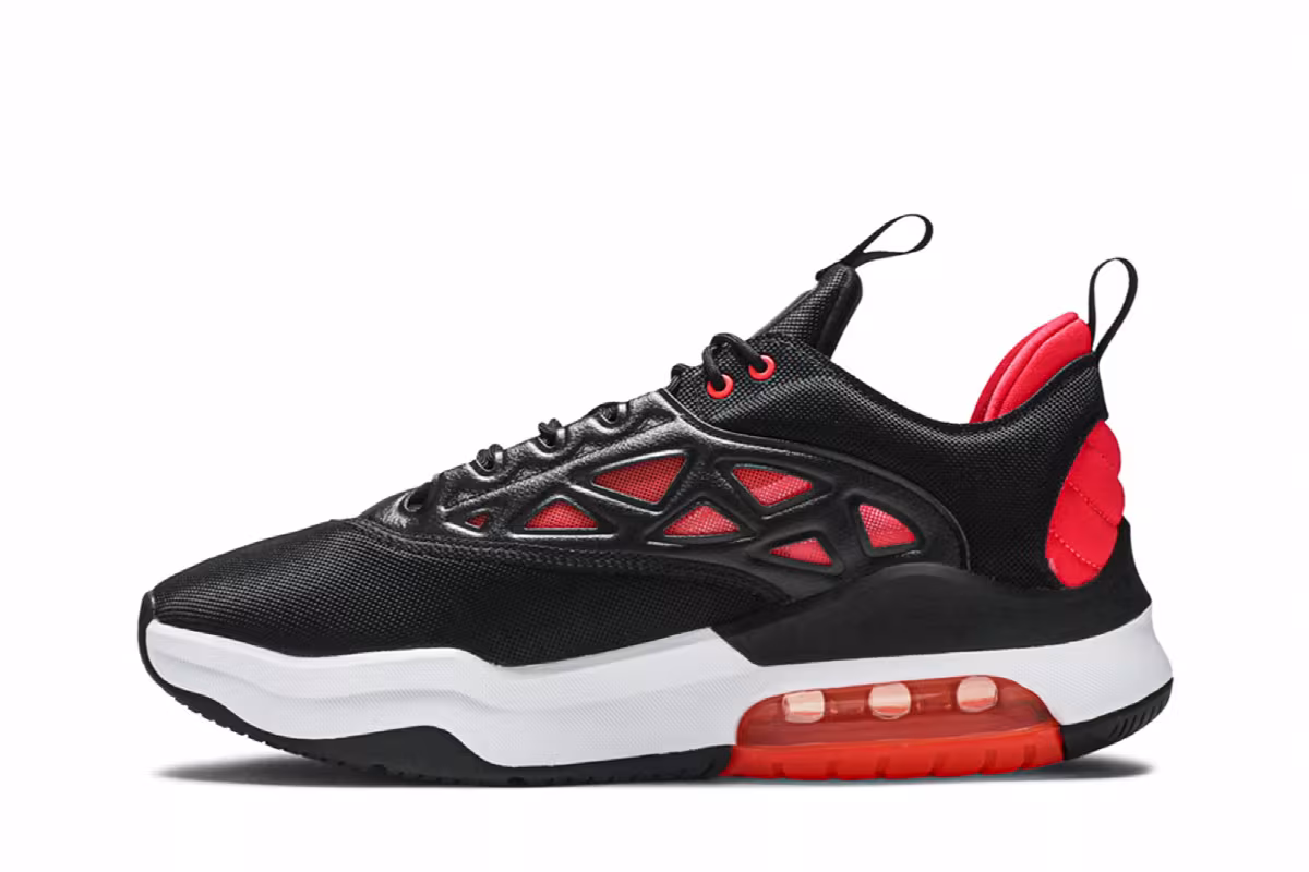 Nike Women's Jordan Air Max 200 XX Bright Crimson, view 4