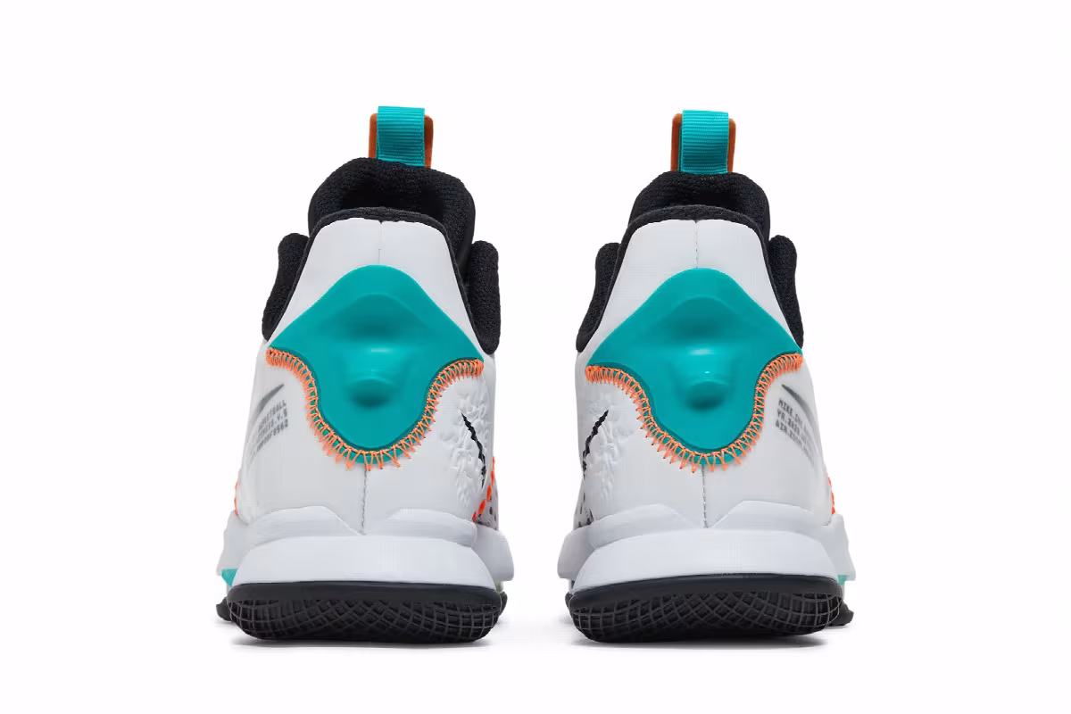 Nike LeBron Witness 5 White Clear Jade, view 7