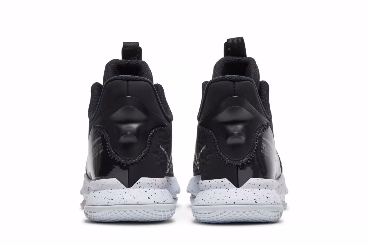 Nike LeBron Witness 5 Black Metallic Silver, view 7