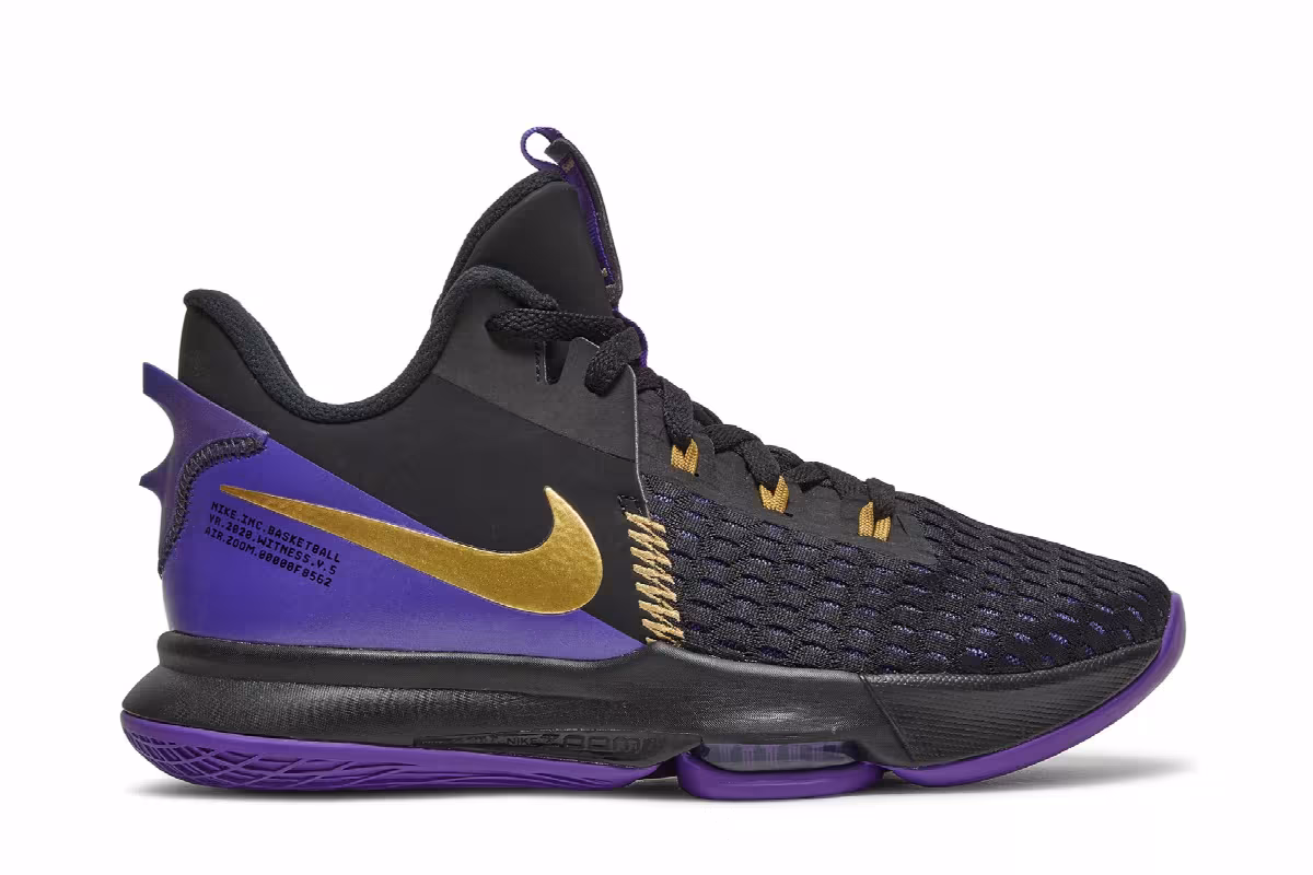 Nike LeBron Witness 5 EP Lakers, view 2