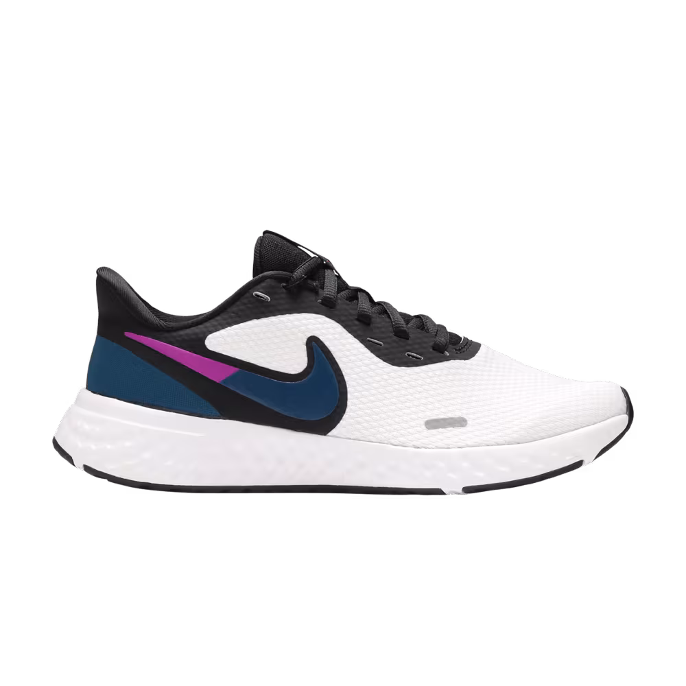 Nike Women's Revolution 5 White Valerian Blue