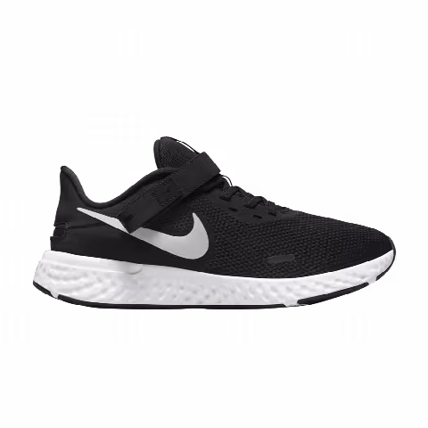 Nike Revolution 5 FlyEase Extra Wide 'Black White'