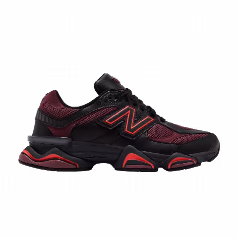 New Balance 9060 'Black Washed Burgundy'