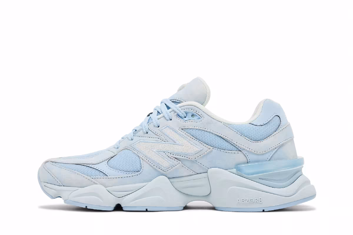New Balance 9060 Sea Salt Oxford Blue, view 4