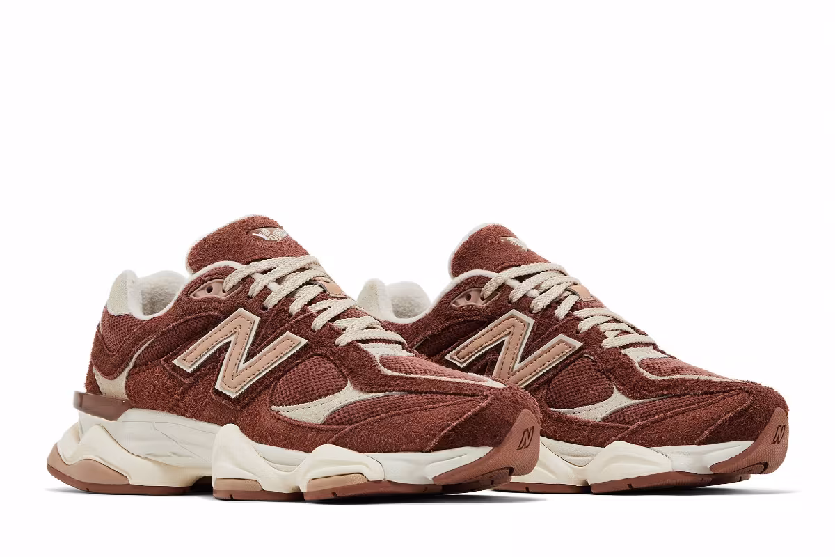 New Balance 9060 Rich Oak Timberwolf, view 9