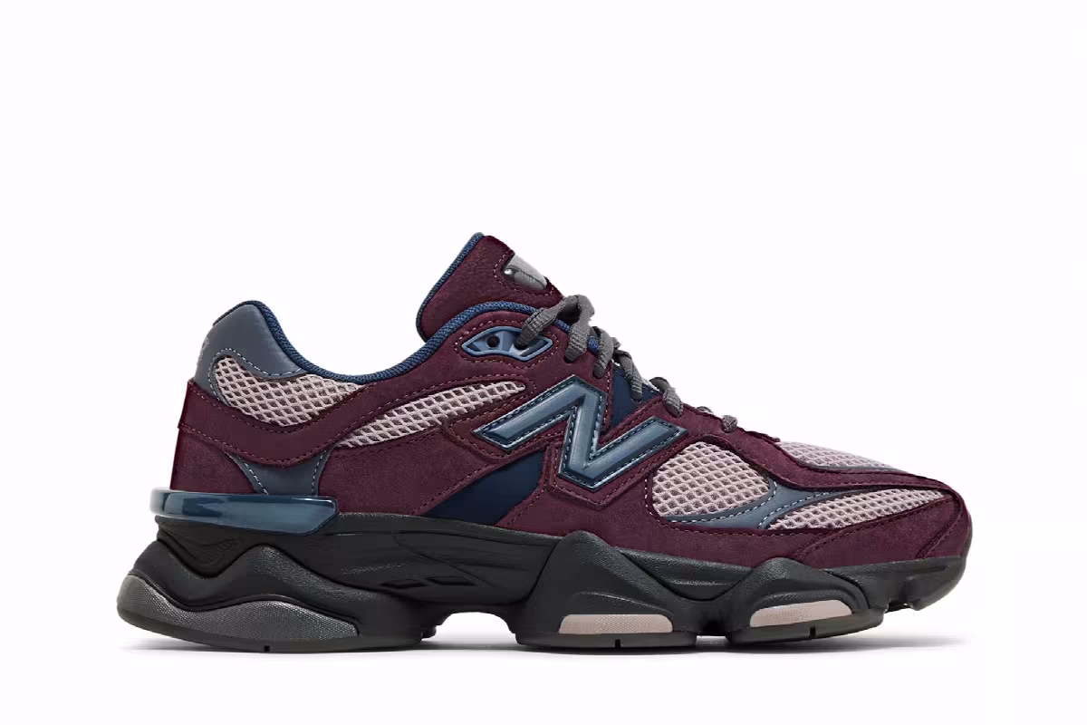 New Balance 9060 Plum Brown Ice Wine, view 2