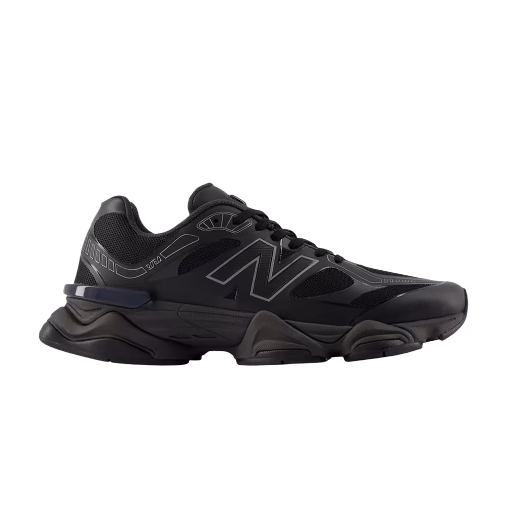 New Balance 9060 Black Grey Black