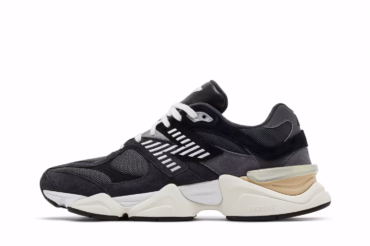 New Balance 9060 Black Phantom Magnet, view 4