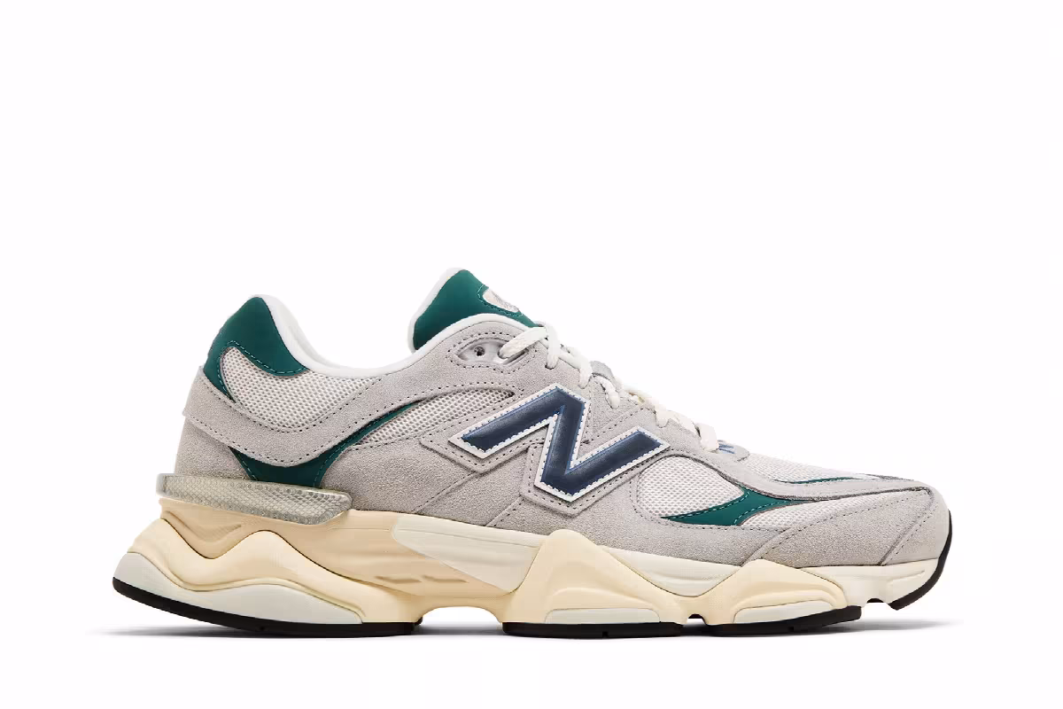 New Balance 9060 Concrete New Spruce, view 2