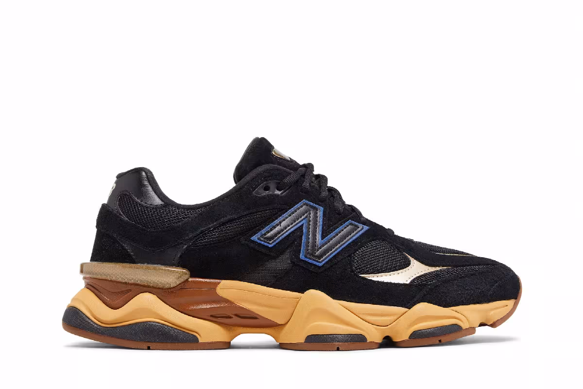 New Balance 9060 Black Royal Gum, view 2