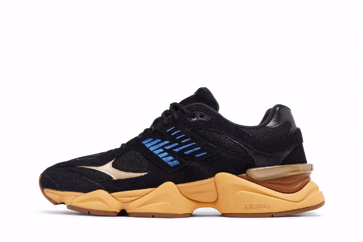 New Balance 9060 Black Royal Gum, view 4