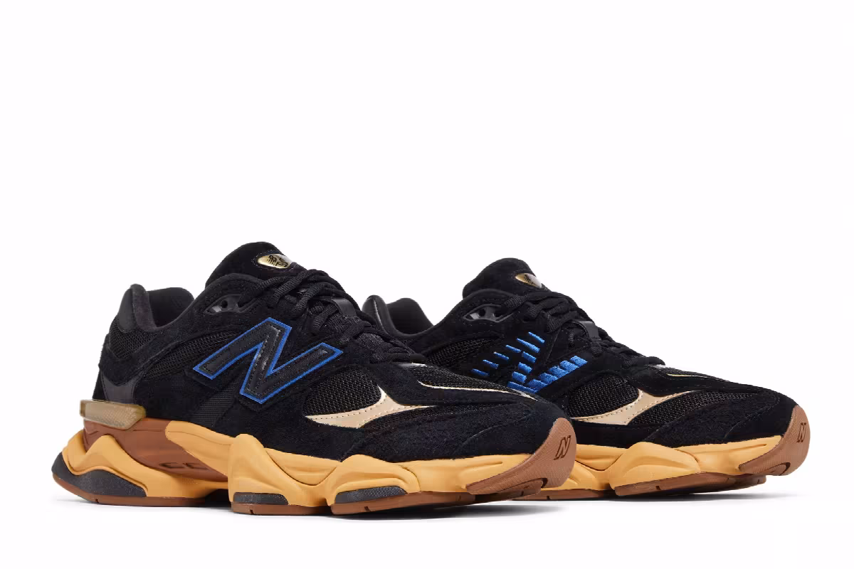 New Balance 9060 Black Royal Gum, view 9