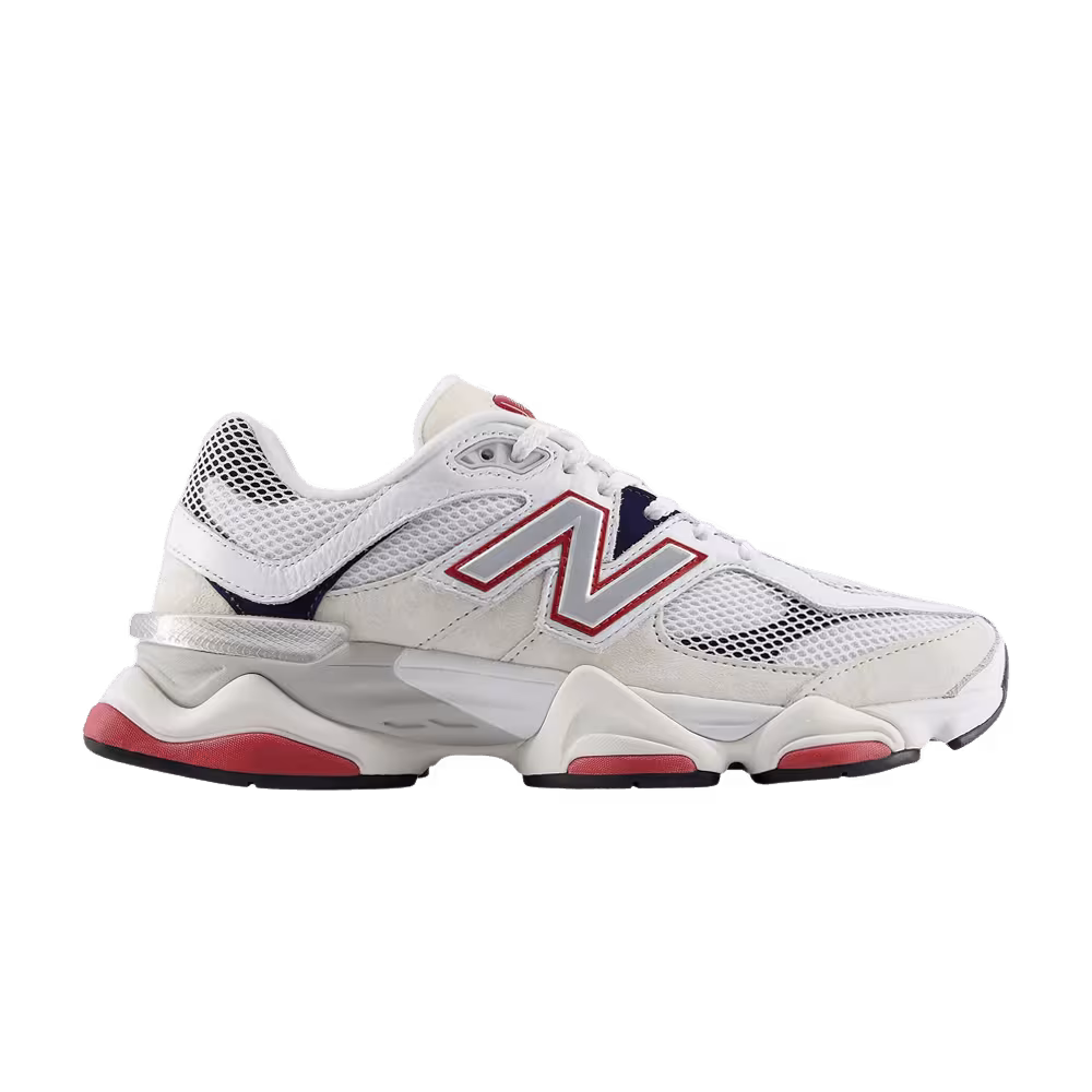 New Balance 9060 White Shadow Red